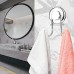 boulou Towel Hooks Bathrooms - Stainless Steel Chrome Shower Kitchen Removeable Suction Cup Holder Bath Robe  Towels  Loofah (2 Pack) - B07BS5MLM1